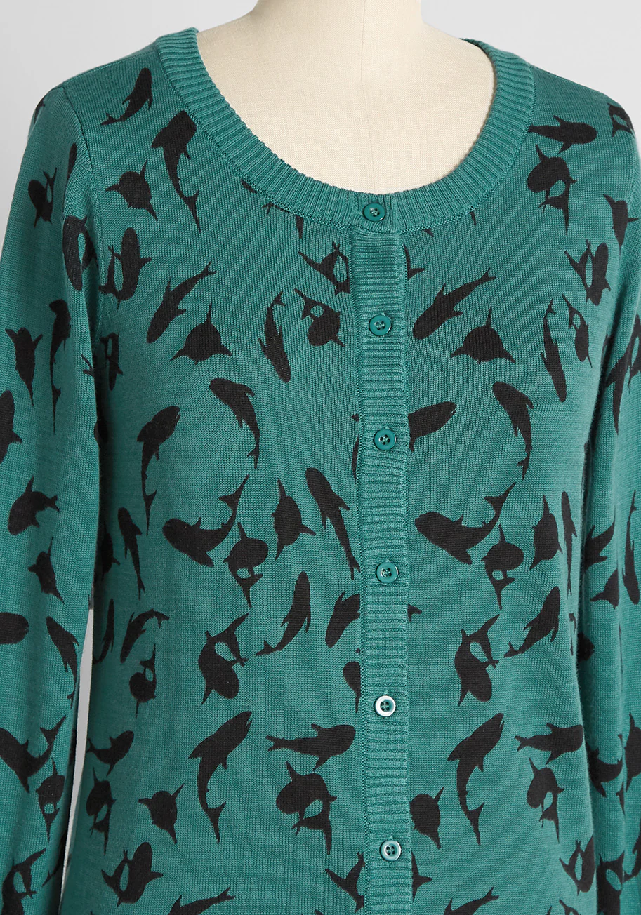 I'm Being Totally Sharkastic Cardigan - Olabens