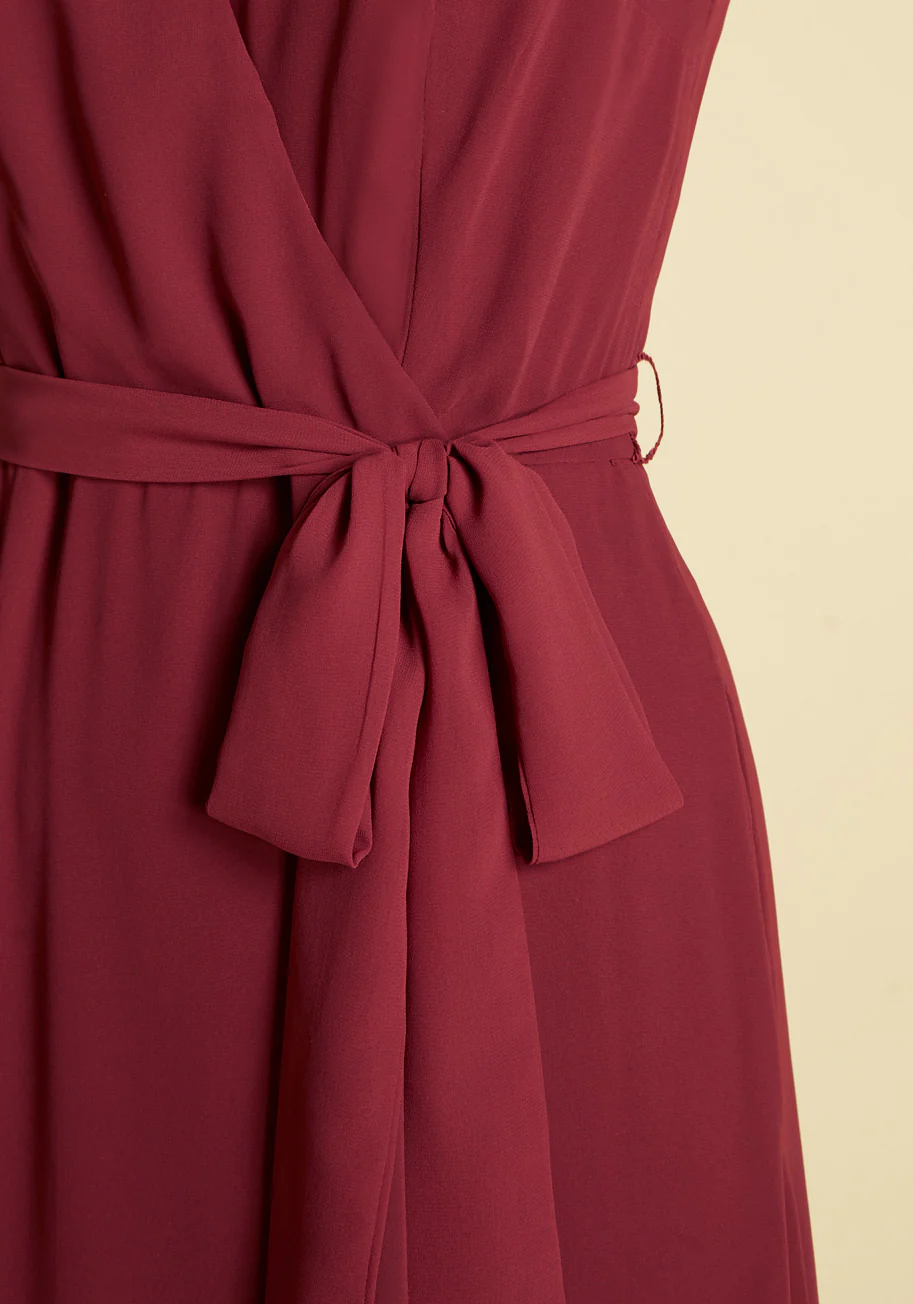 Effortless Elegance Faux-Wrap Dress - Olabens