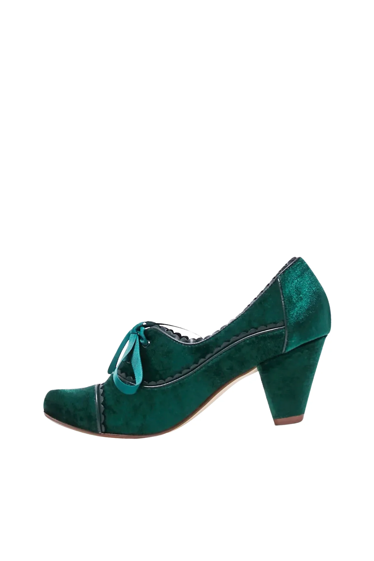 Madison Velvet Retro Heels - Olabens
