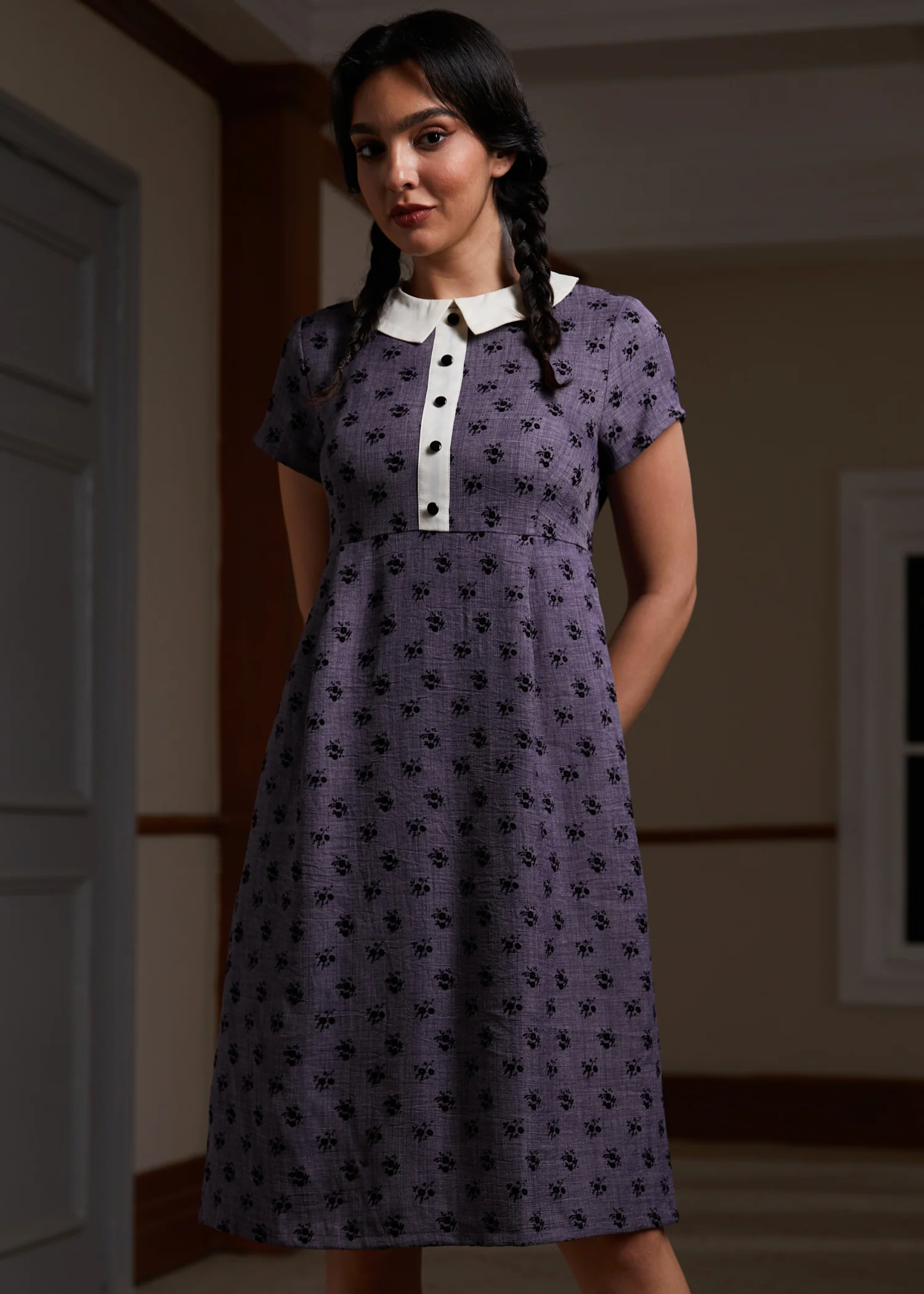 Pretty at the Pumpkin Patch Shirtwaist Dress - Olabens
