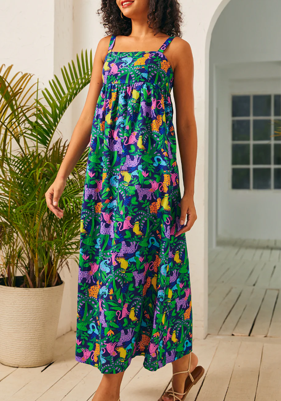 Enchanted Forest Maxi Dress - Olabens