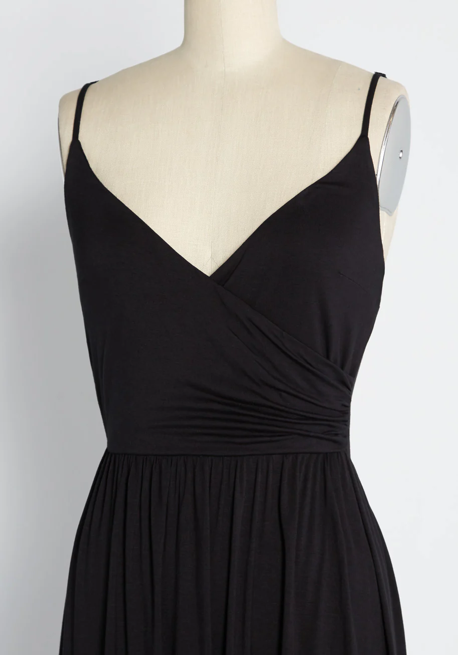 Surplice And Demand Midi Dress - Olabens