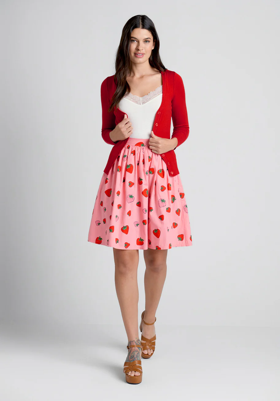 More Than Charming Cotton Skirt - Olabens