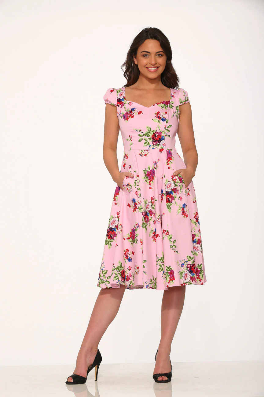 Pink Royall Ballet Swing Dress - Olabens