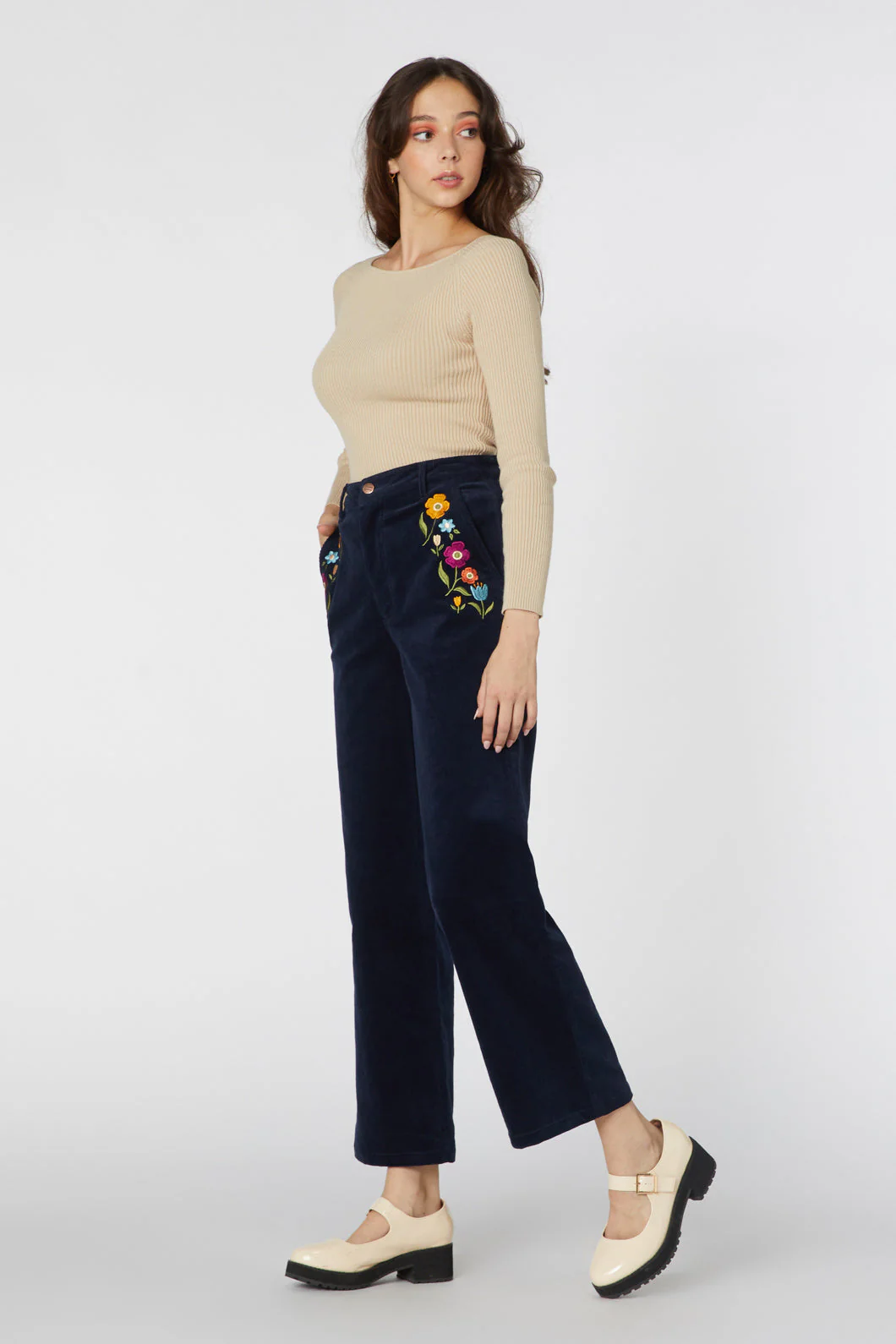 Ingrid Floral Jean - Olabens