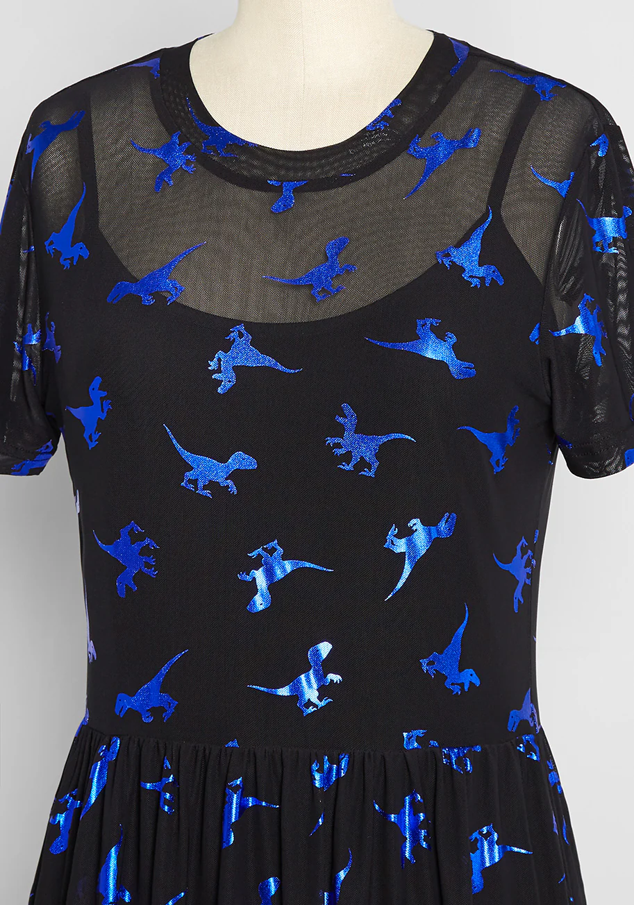 Veloci-rapture Fit and Flare Dress - Olabens