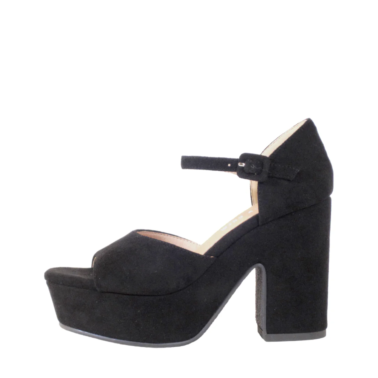 Quill Suede Platform Heels - Olabens