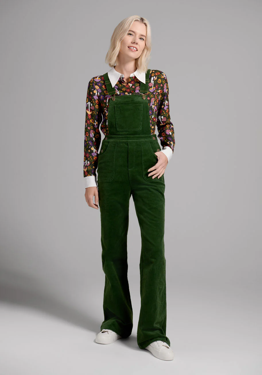 Adored In Cords Overalls - Olabens