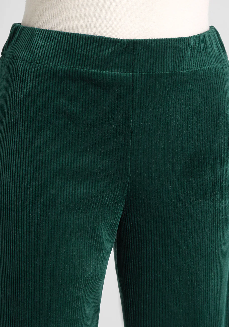Feels Good to Flare Cord Pants - Olabens