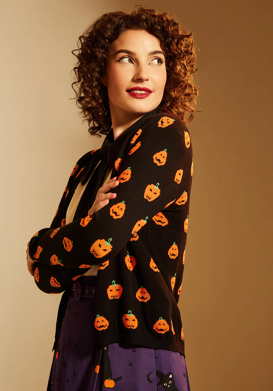 Pumpkin Patch Party Cardigan - Olabens