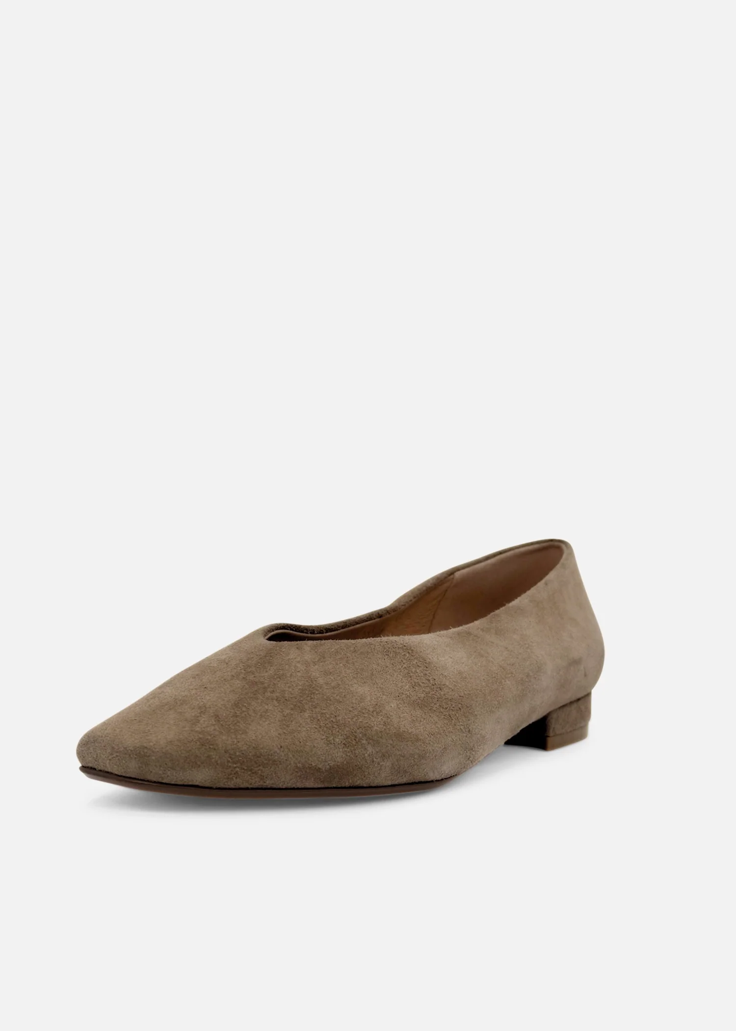 Slick Suede Ballet Flats - Olabens