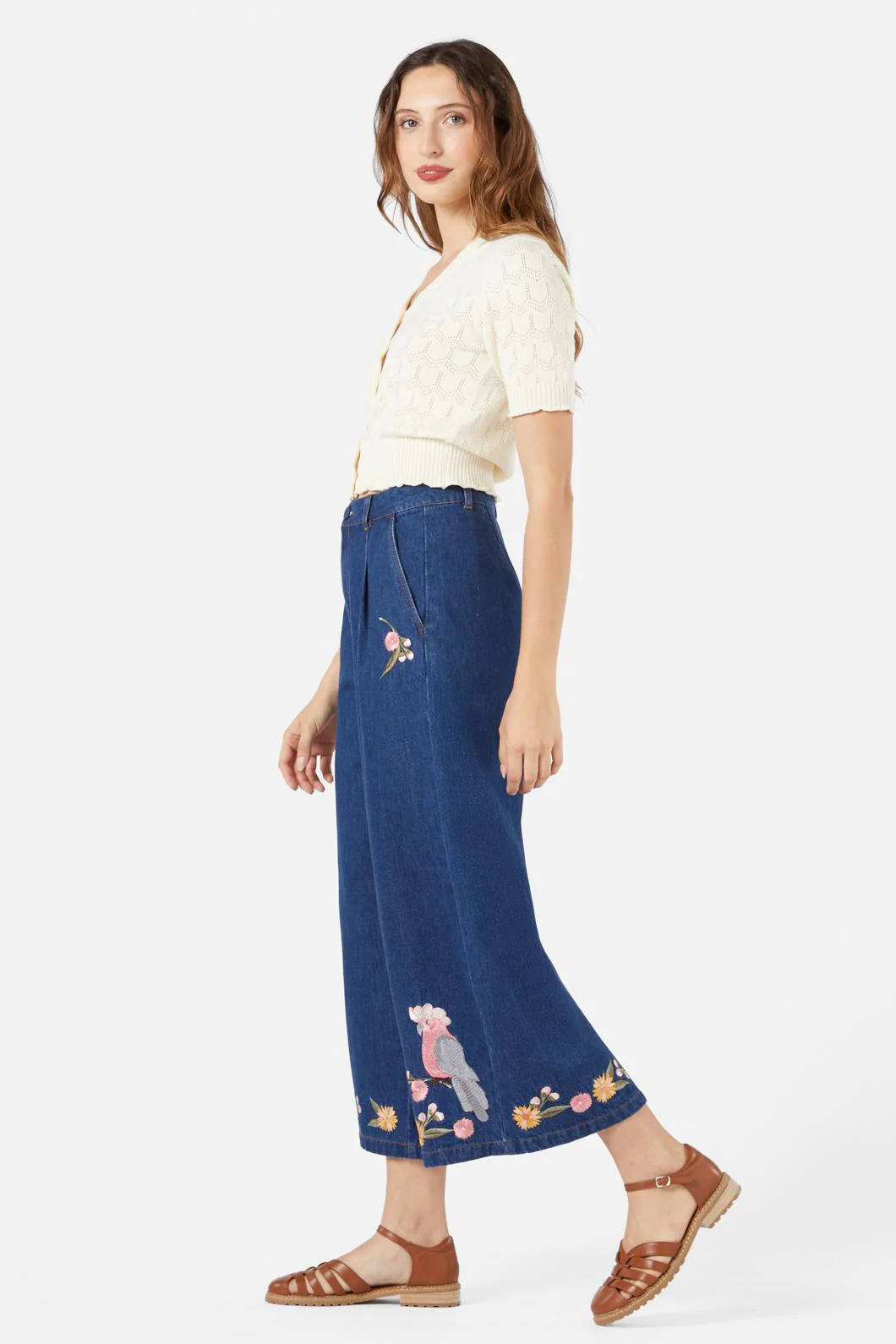 Galah Embroidered Culotte - Olabens
