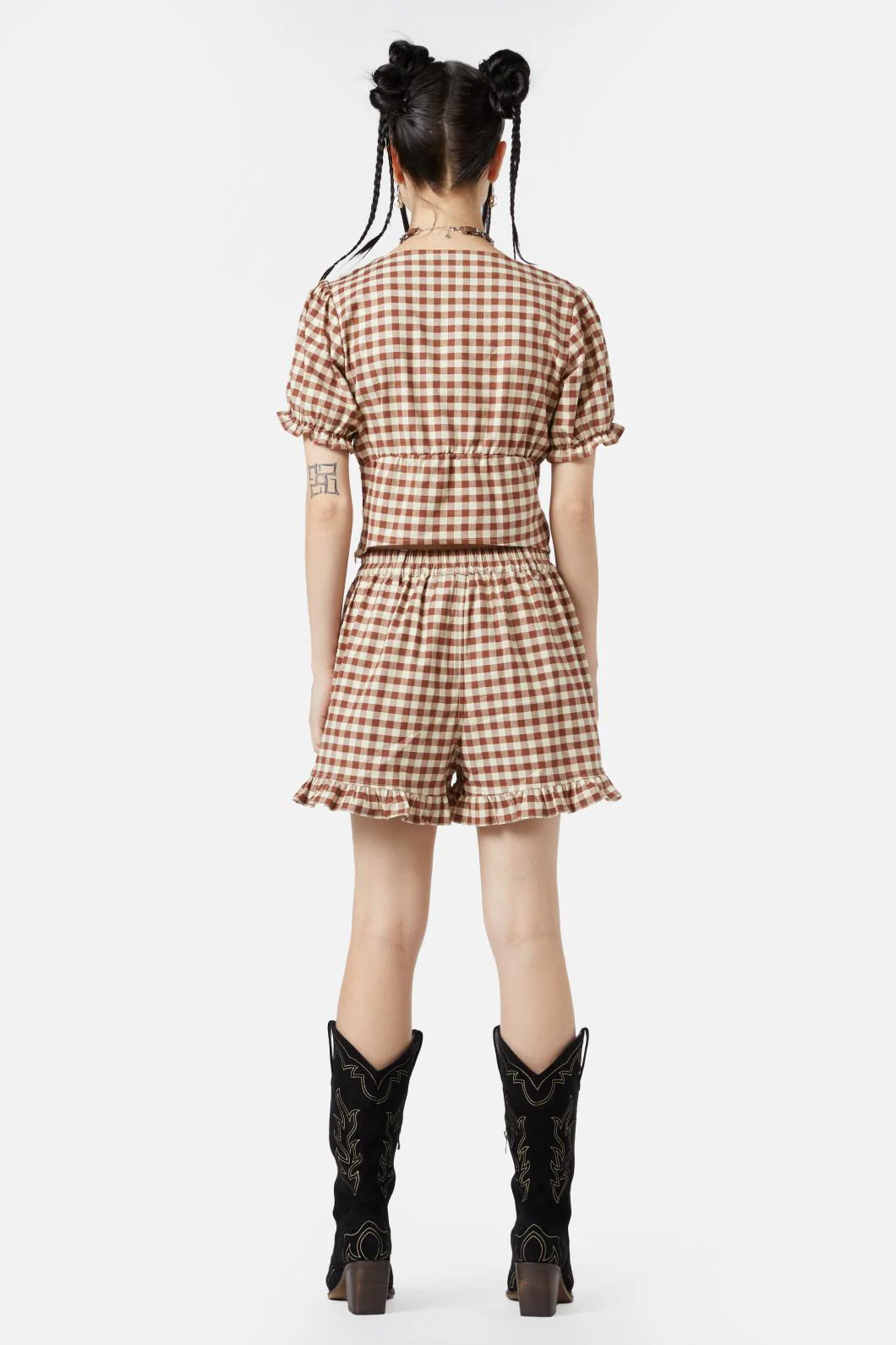 Saloon Gingham Shorts - Olabens