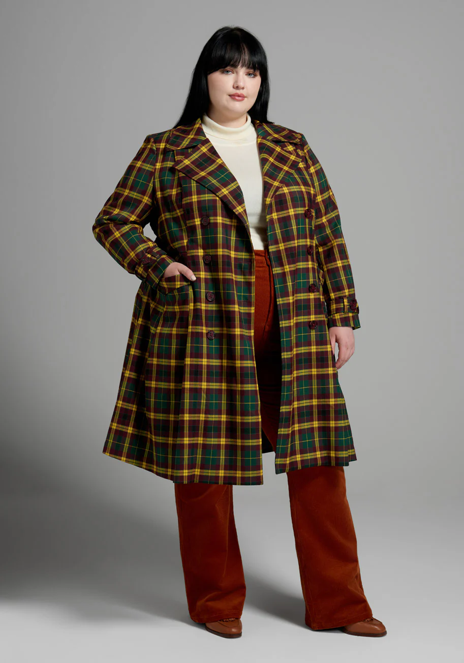 Skirting The Issue Trench Coat - Olabens