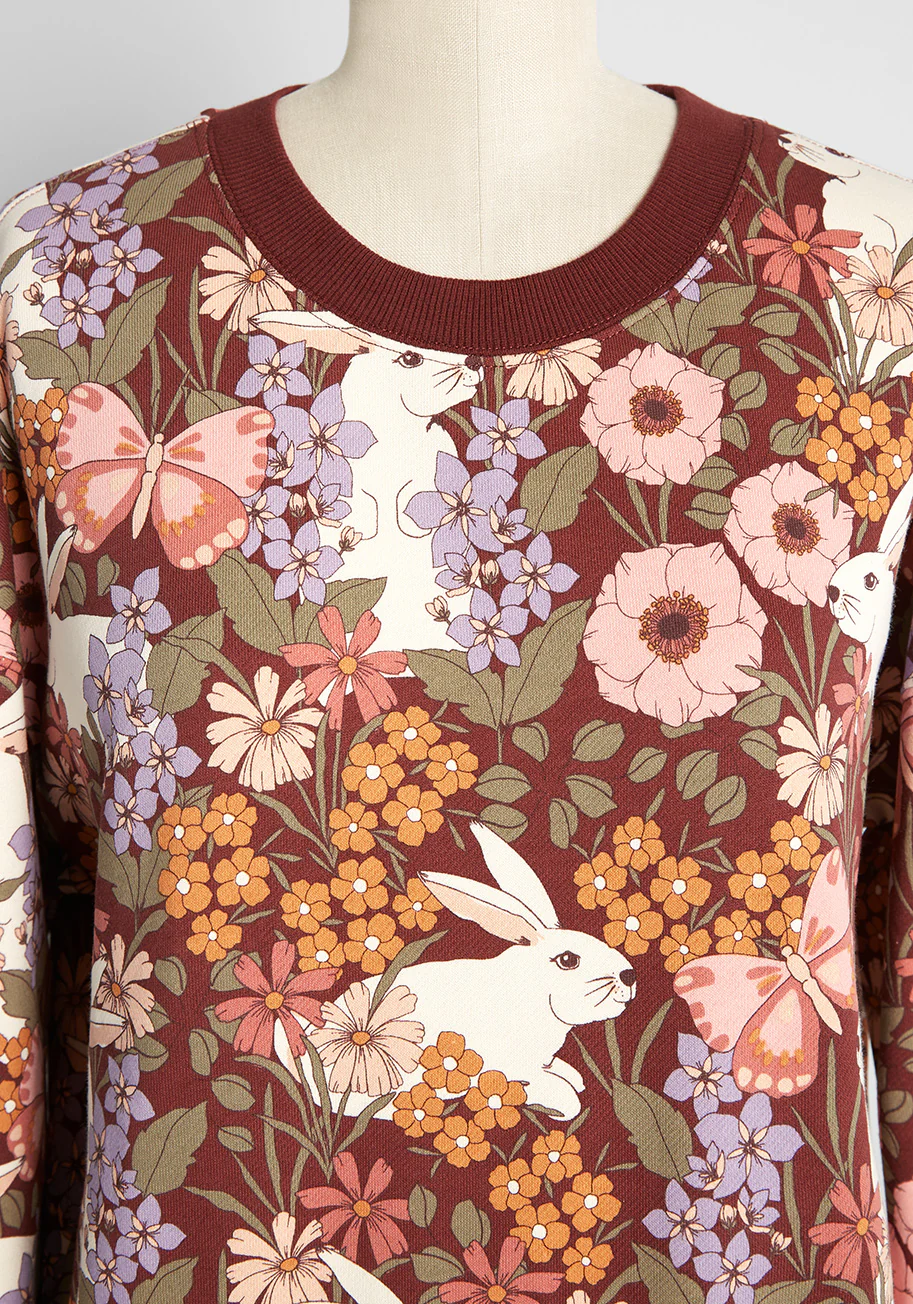 Bunny Garden Patrol Sweatshirt - Olabens