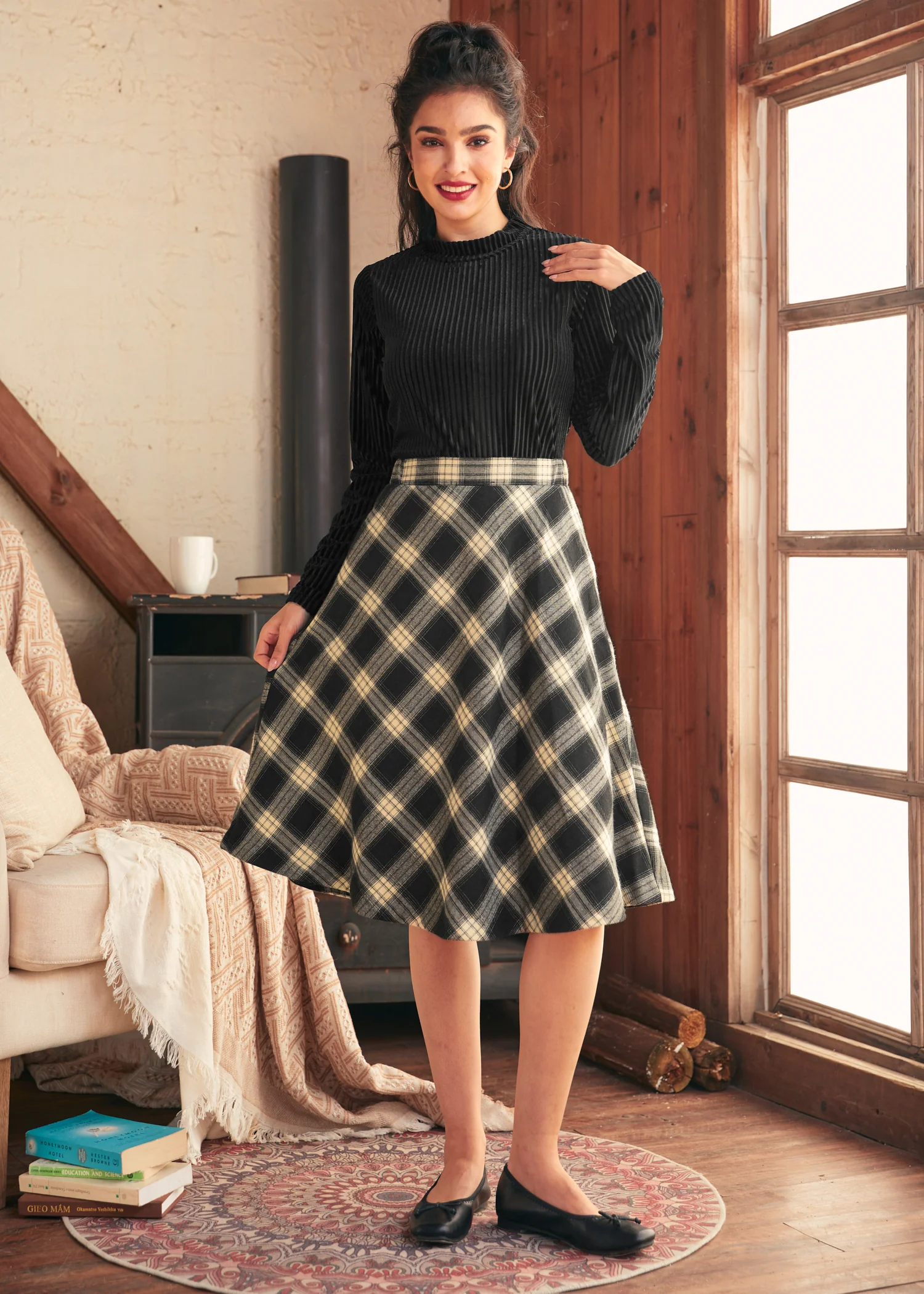 Golden Hour Gal Midi Skirt - Olabens