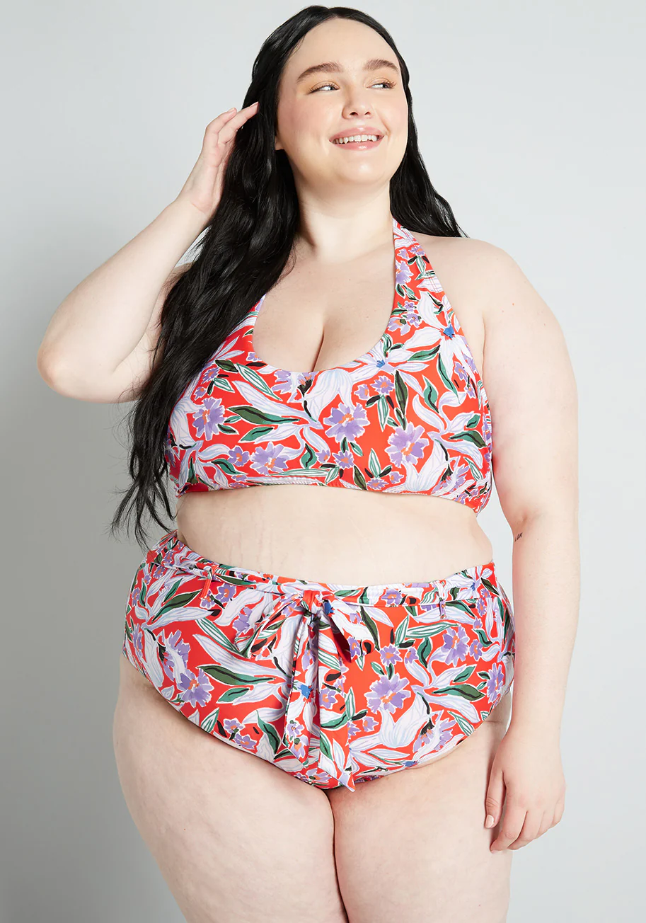 The JoJo High-Waisted Bikini Bottom - Olabens