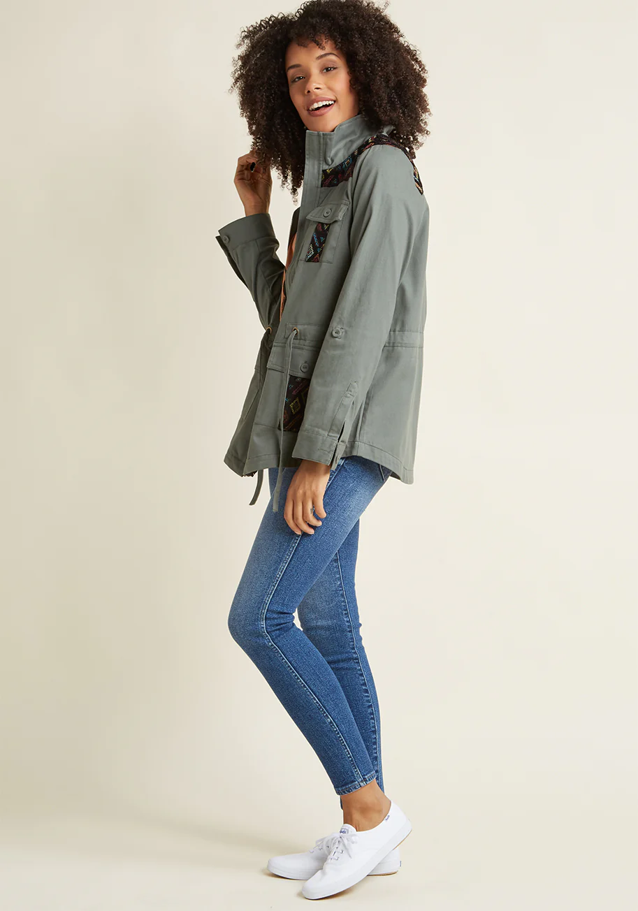 Keep a Woven Mind Jacket - Olabens