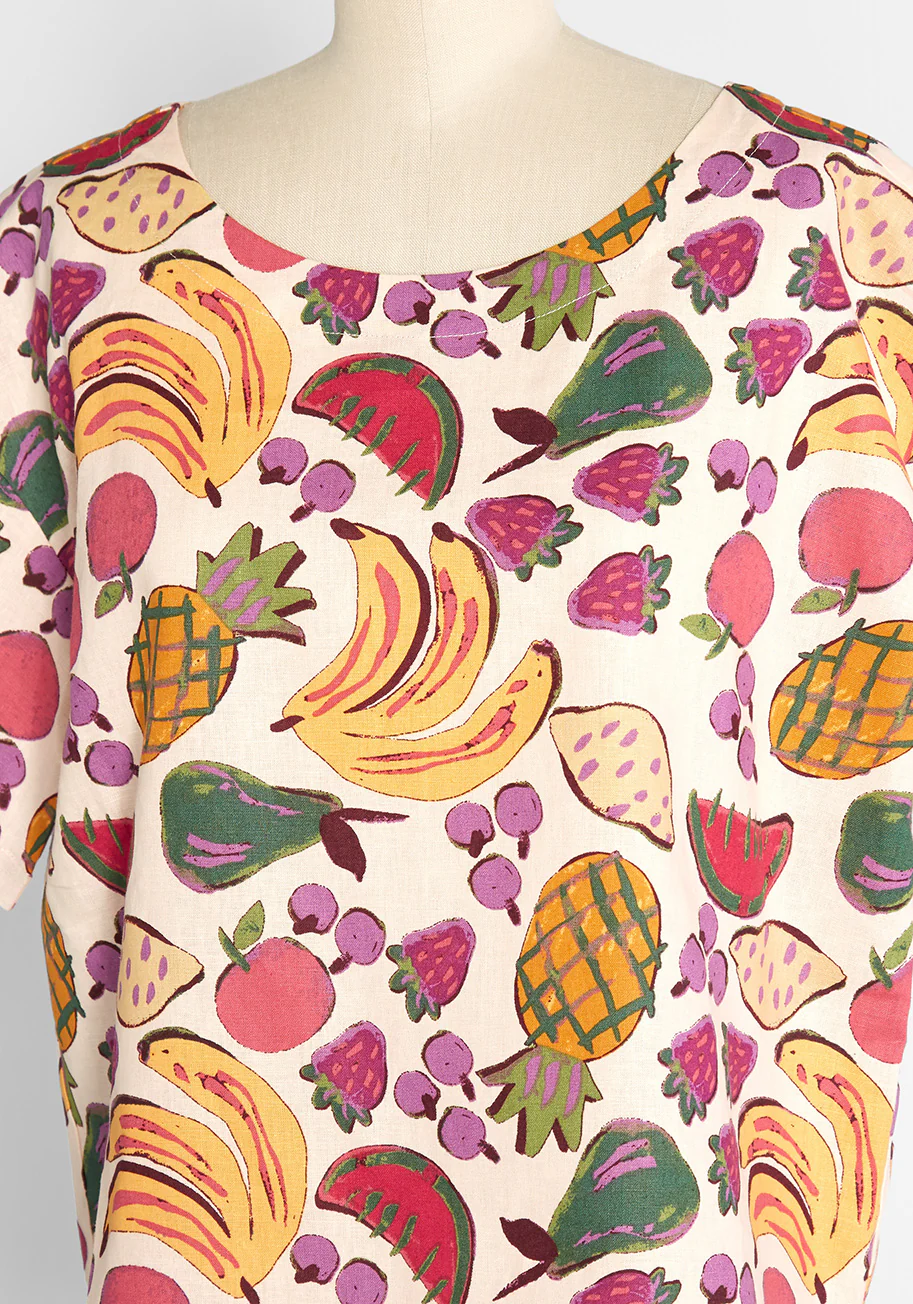 Funny And Sunny Fruit Salad Top - Olabens