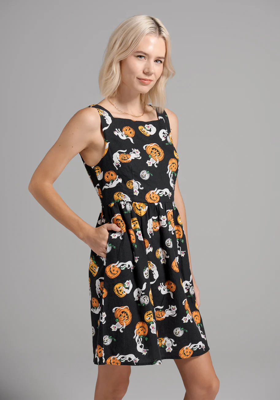 Truth Or Square Fit And Flare Dress - Olabens