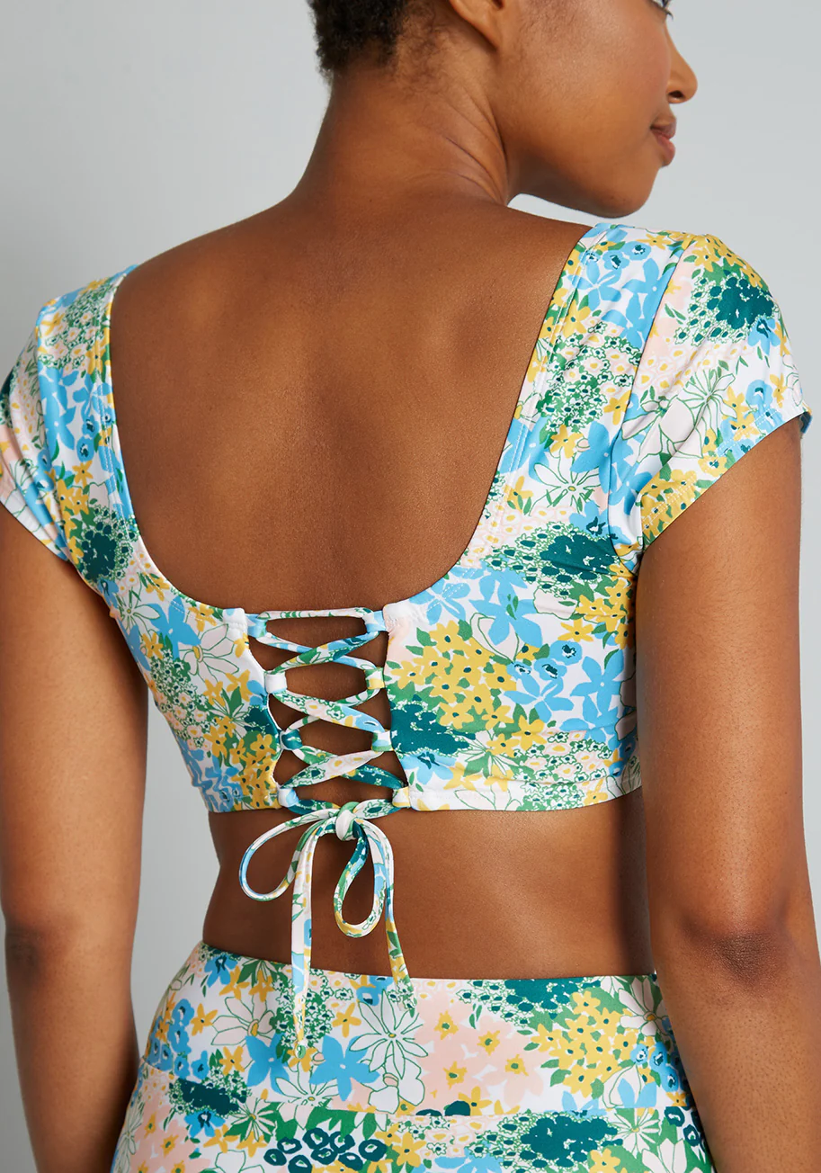 The Amari Crop Bikini Top - Olabens