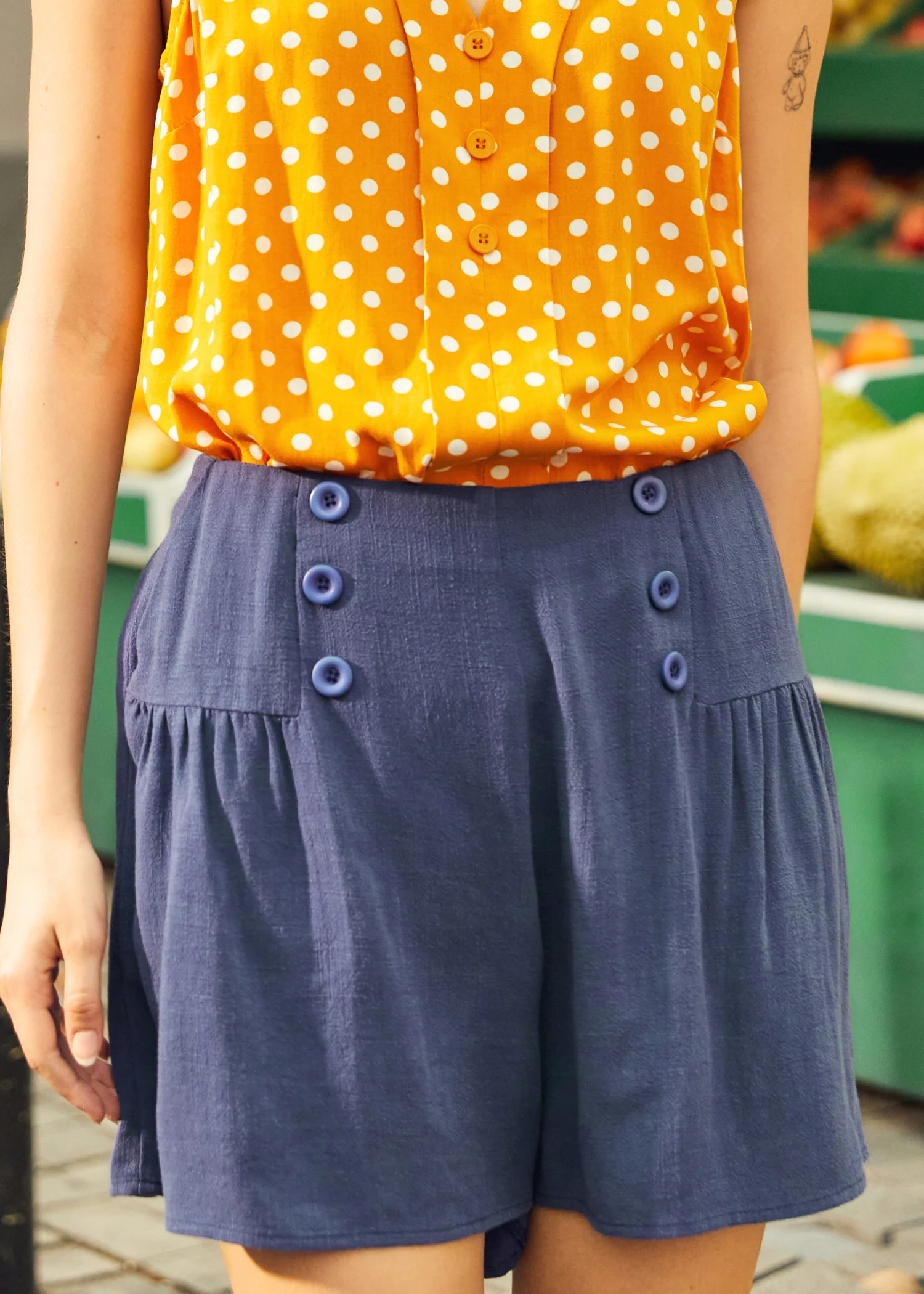 Buttoned Up & Breezy Shorts - Olabens