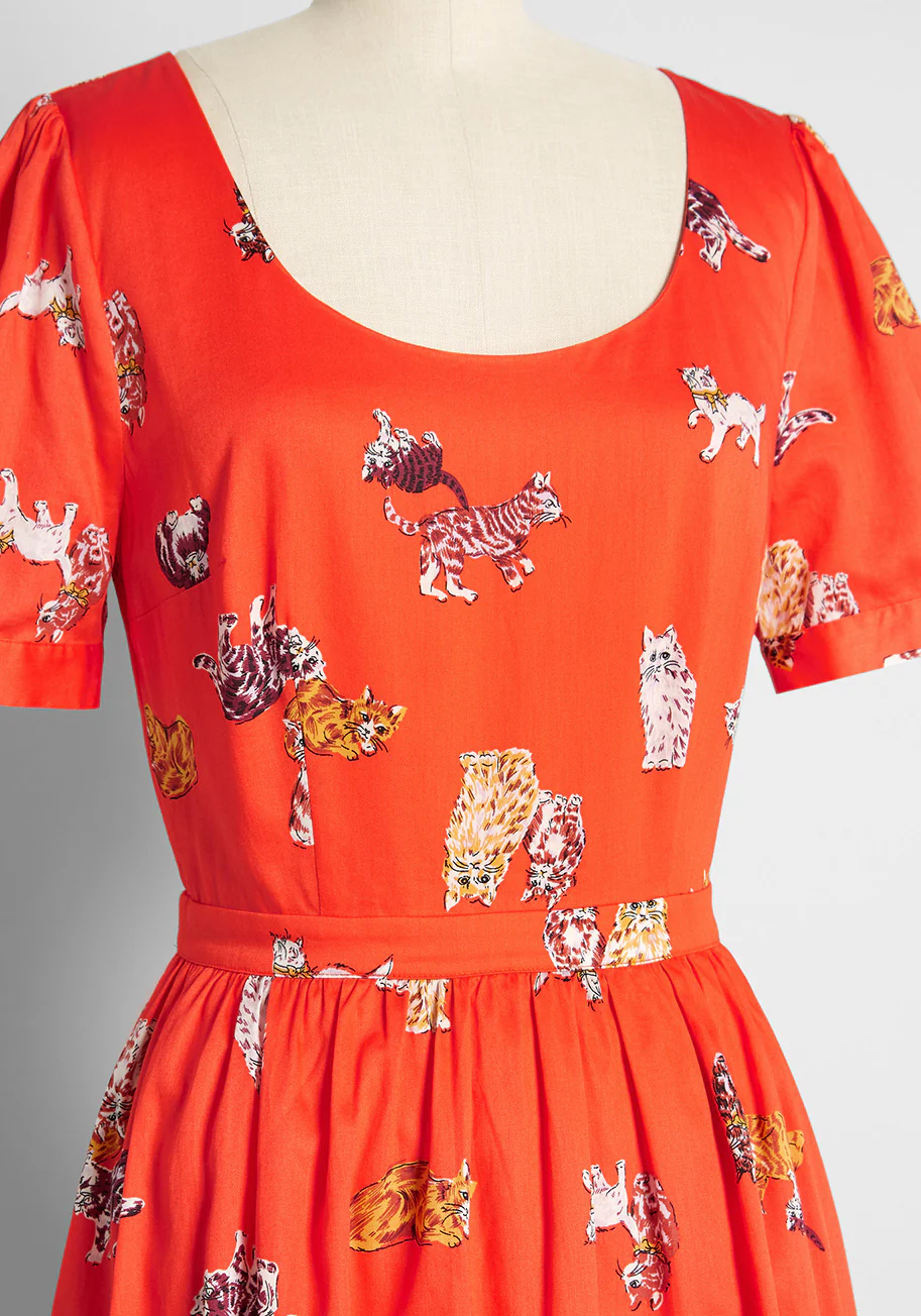 What's the Scoop? A-Line Dress - Olabens