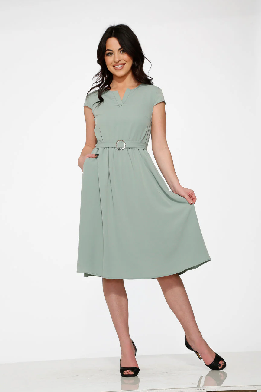 Aqua Swing Dress - Olabens