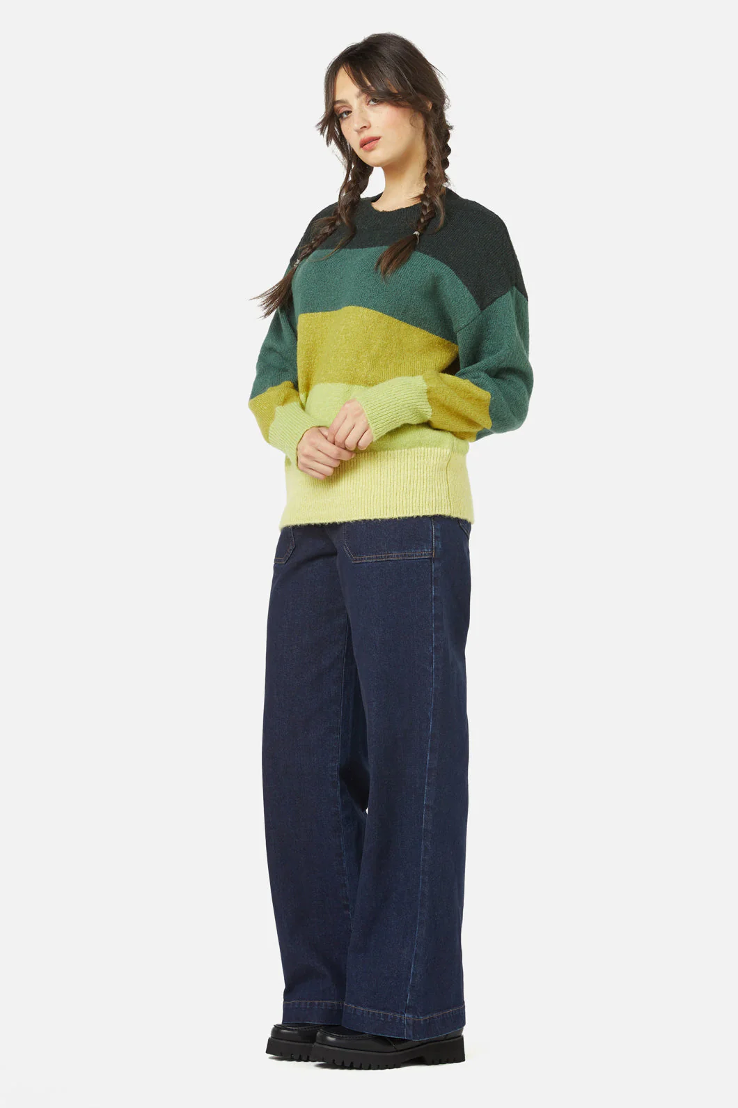 Iona Stripe Sweater - Olabens