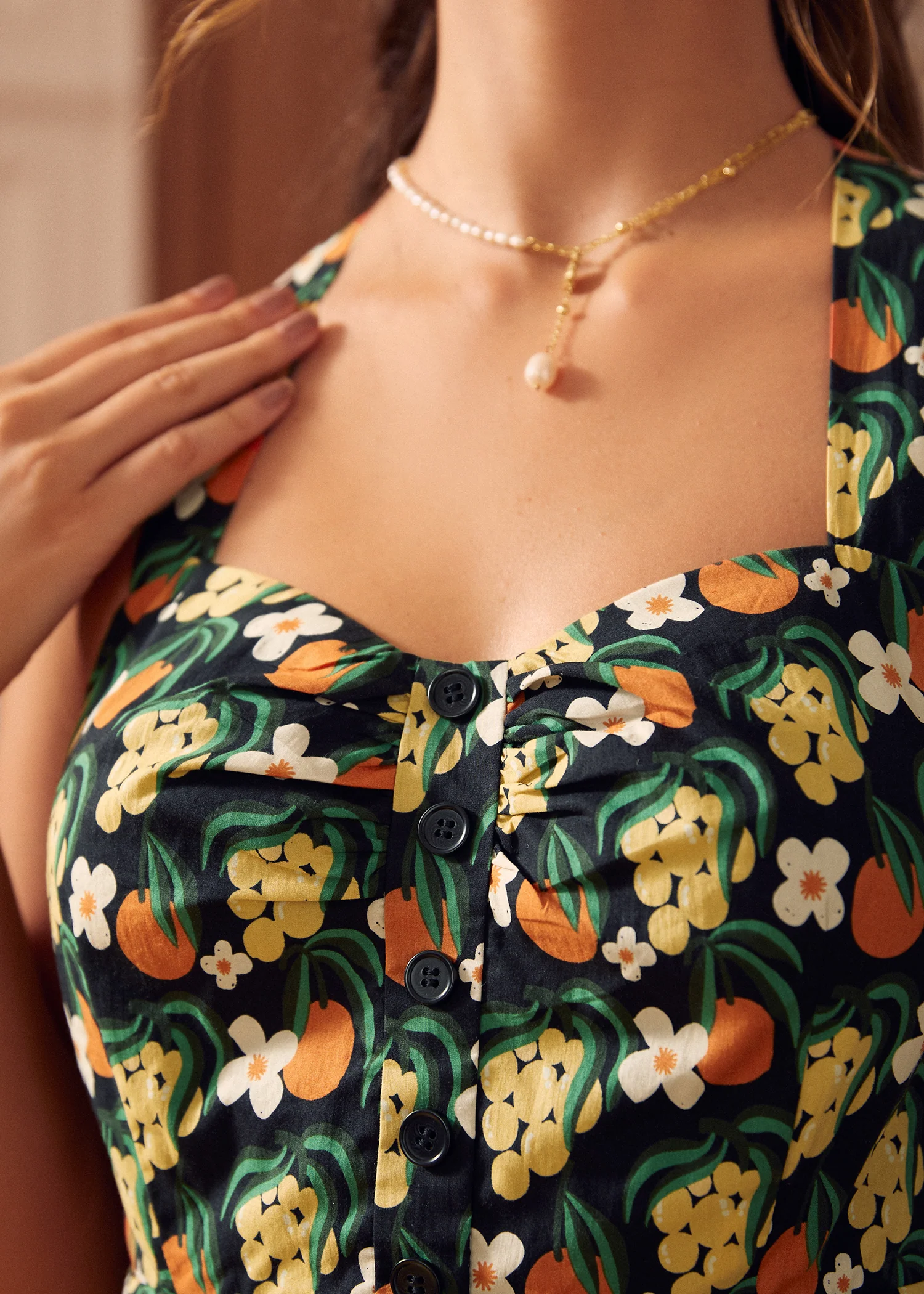 Midnight Garden Mini Dress - Olabens