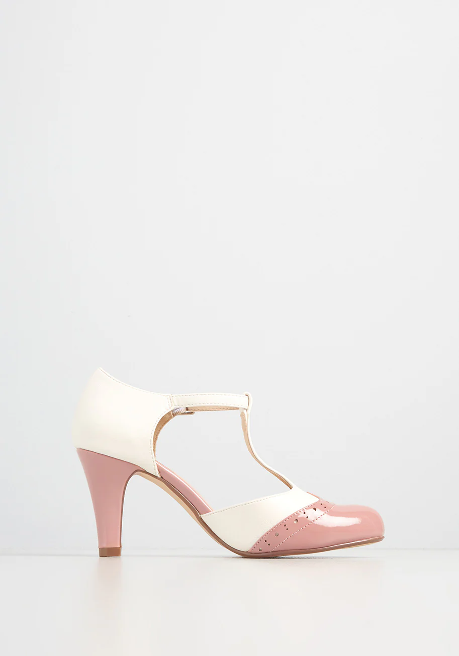 Primed For Playfulness T-Strap Heel - Olabens