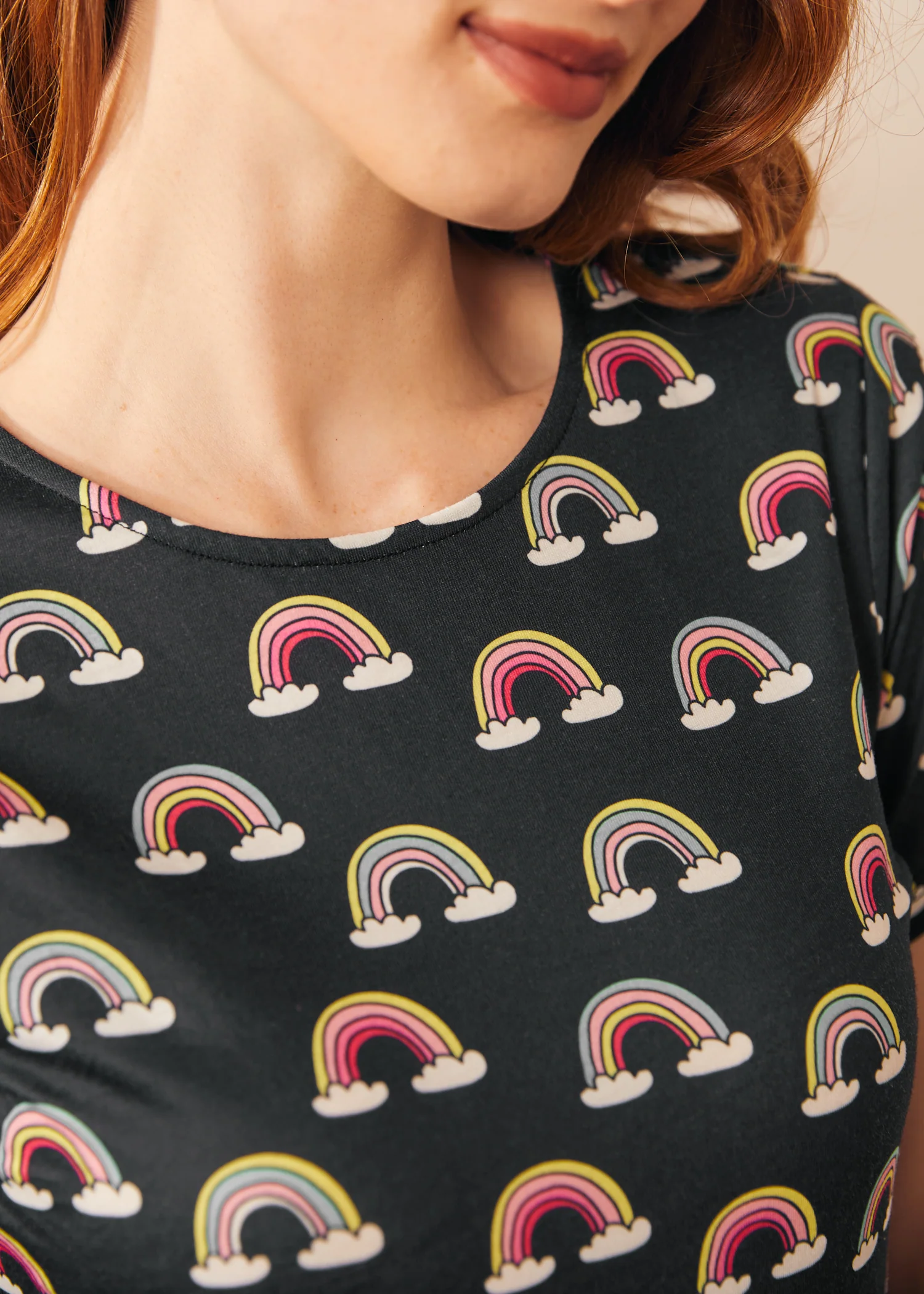 Nostalgic Narrative Knit Dress - Olabens