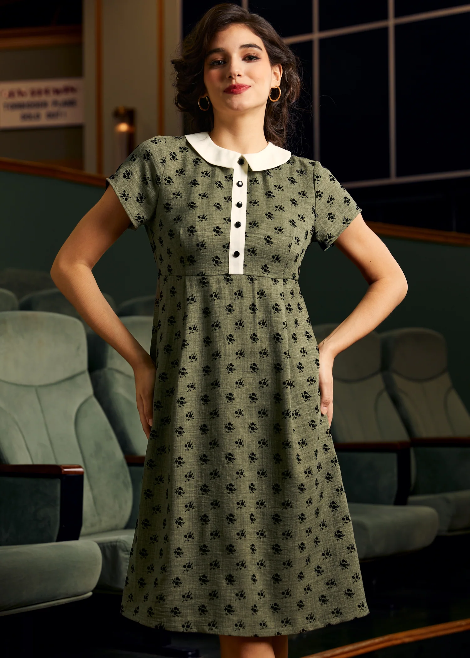 Pretty at the Pumpkin Patch Shirtwaist Dress - Olabens