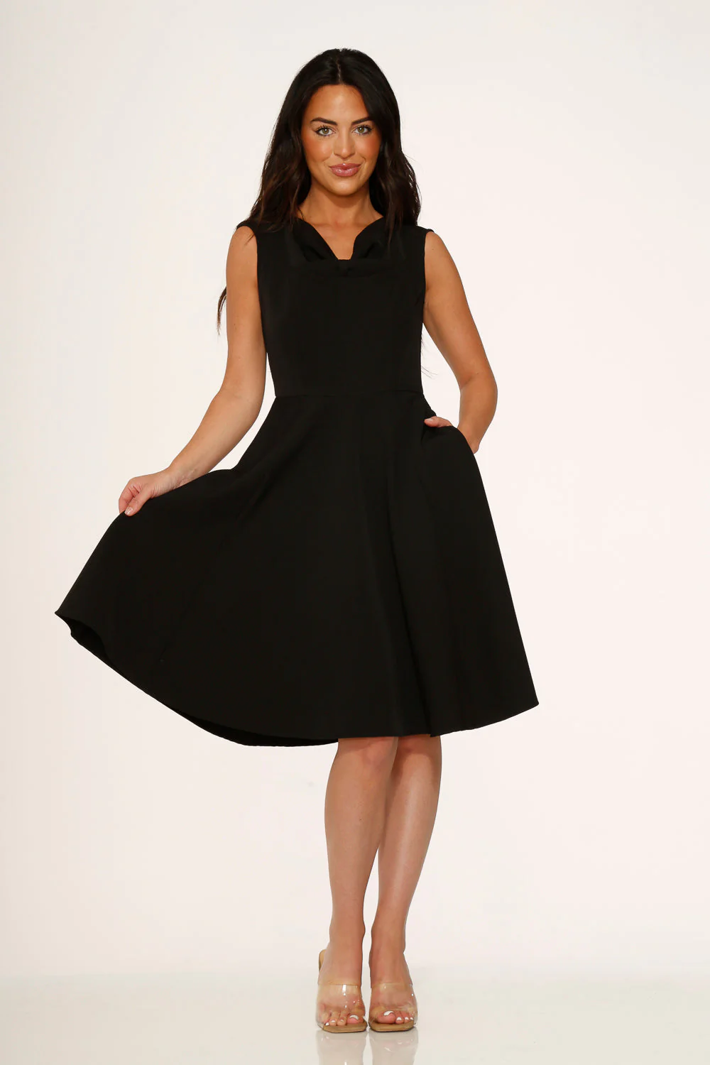 Black Swing Dress - Olabens
