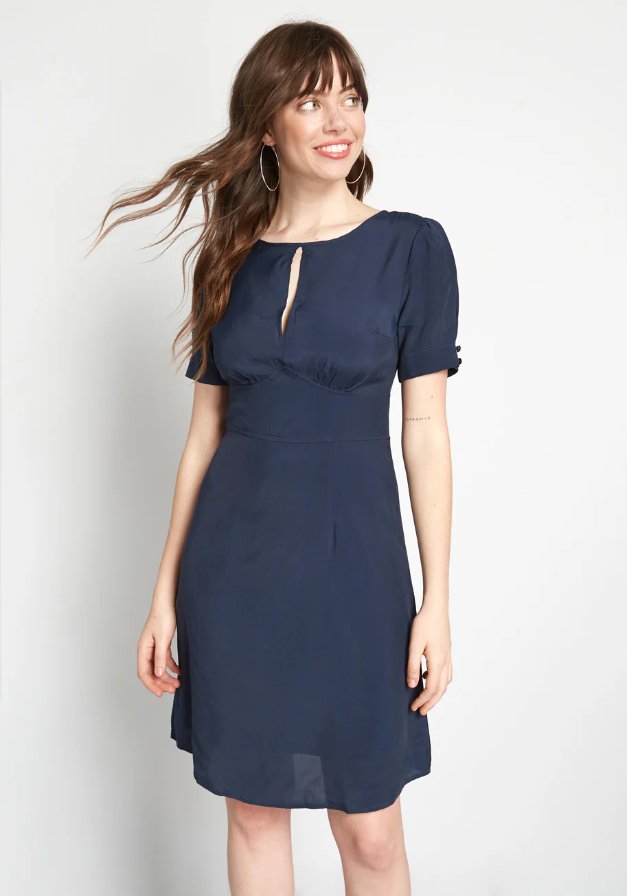 The Keyhole Story A-line Dress - Olabens