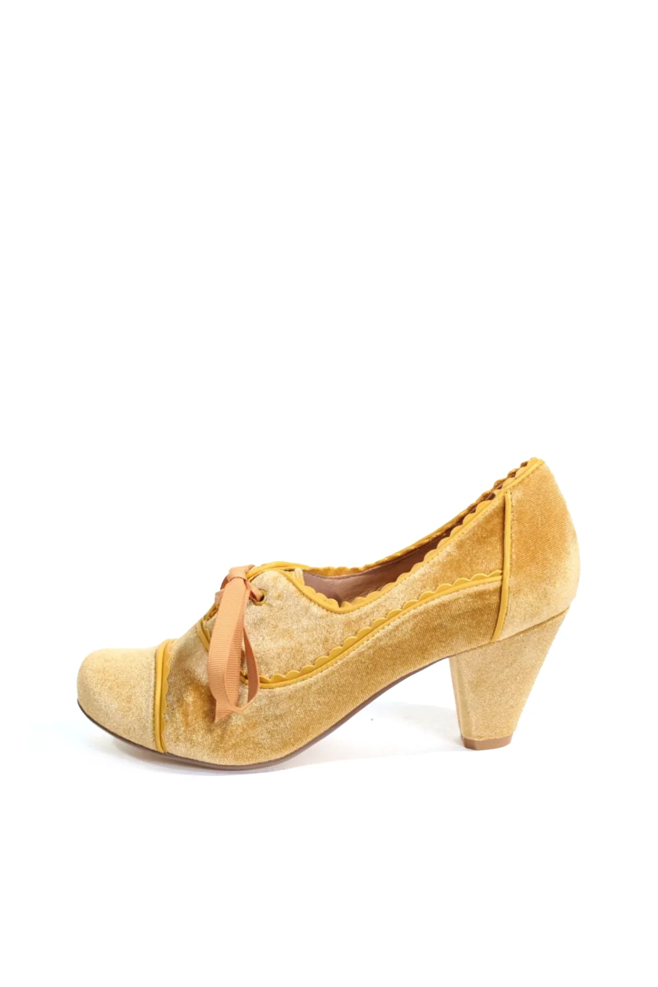 Madison Velvet Retro Heels - Olabens