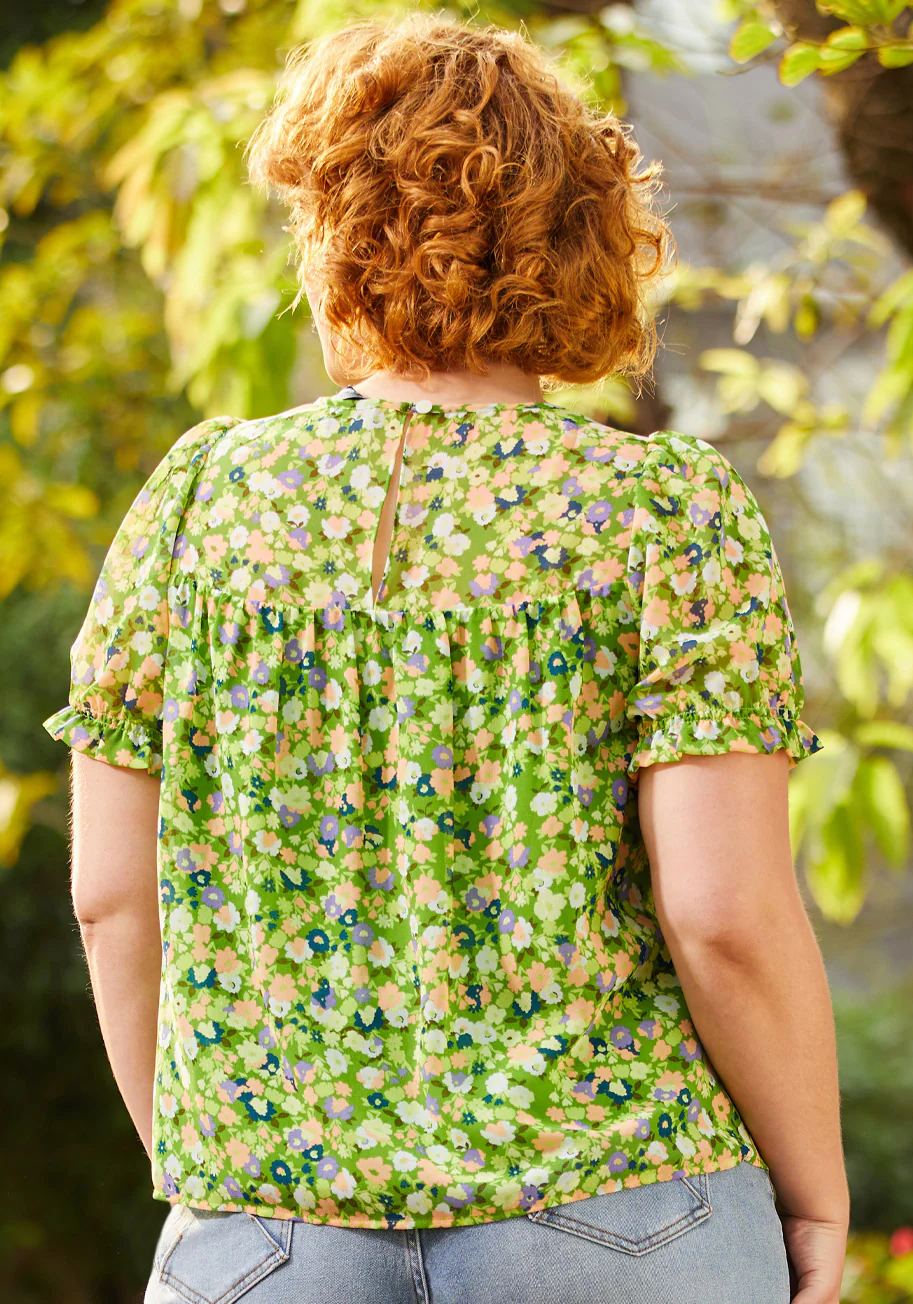 A Gorgeous Gathering Smock Top - Olabens
