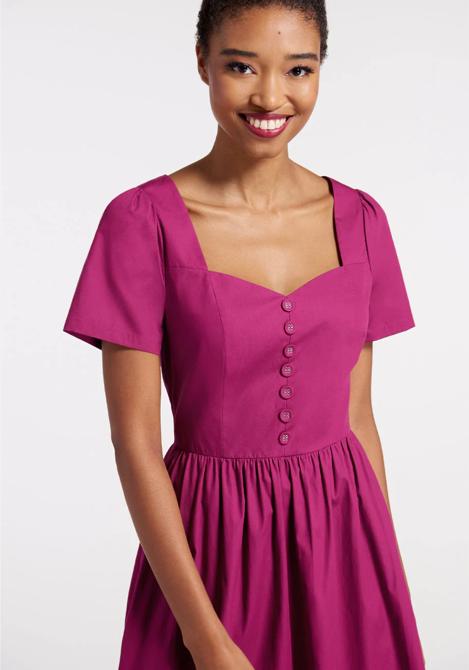 Fabulous Fit And Flare Shirt Dress - Olabens