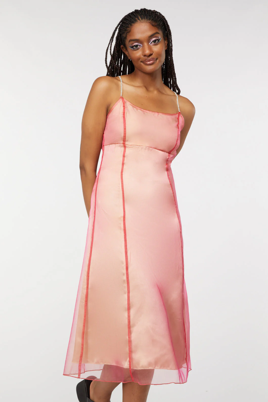 Holographic Sheer Dress - Olabens