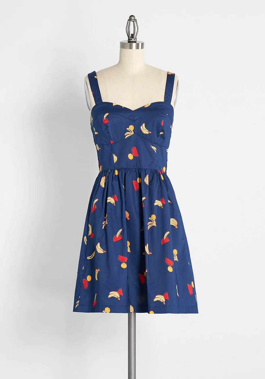 Peace of Mind in the Sunshine Fit and Flare Sundress - Olabens