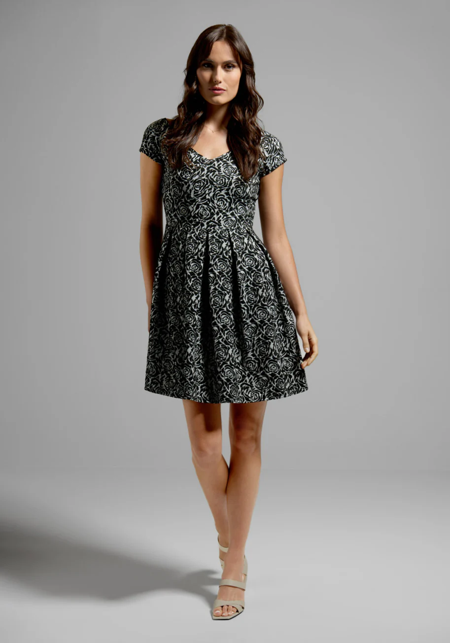 Never Let You Go Fit and Flare Dress - Olabens