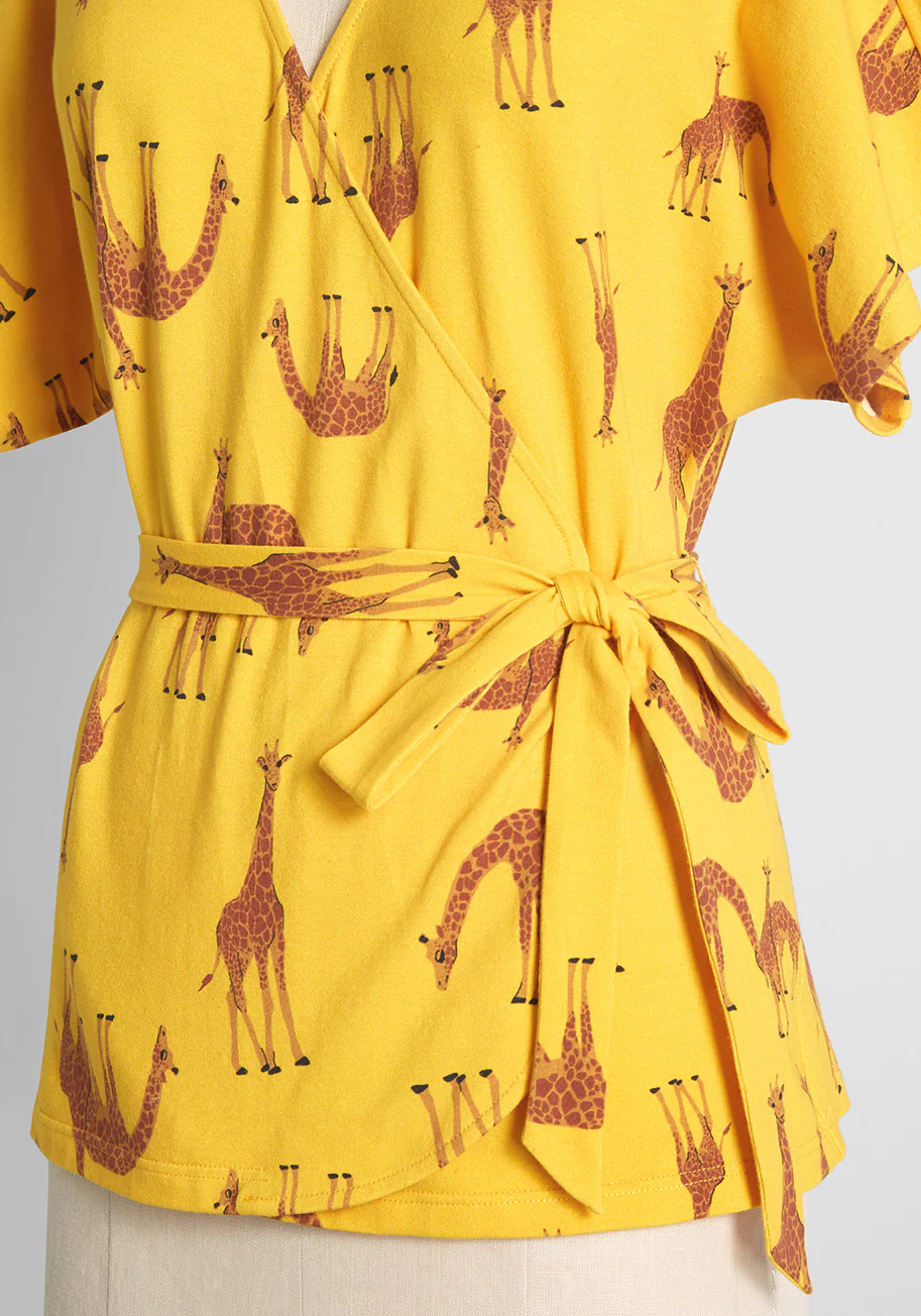 Grazing for Days Wrap Top - Olabens