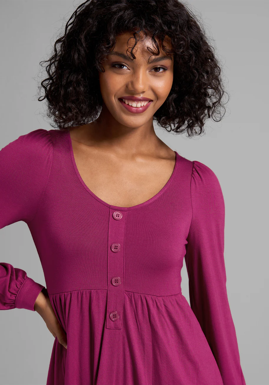 First Date, Can't Wait Babydoll Dress - Olabens