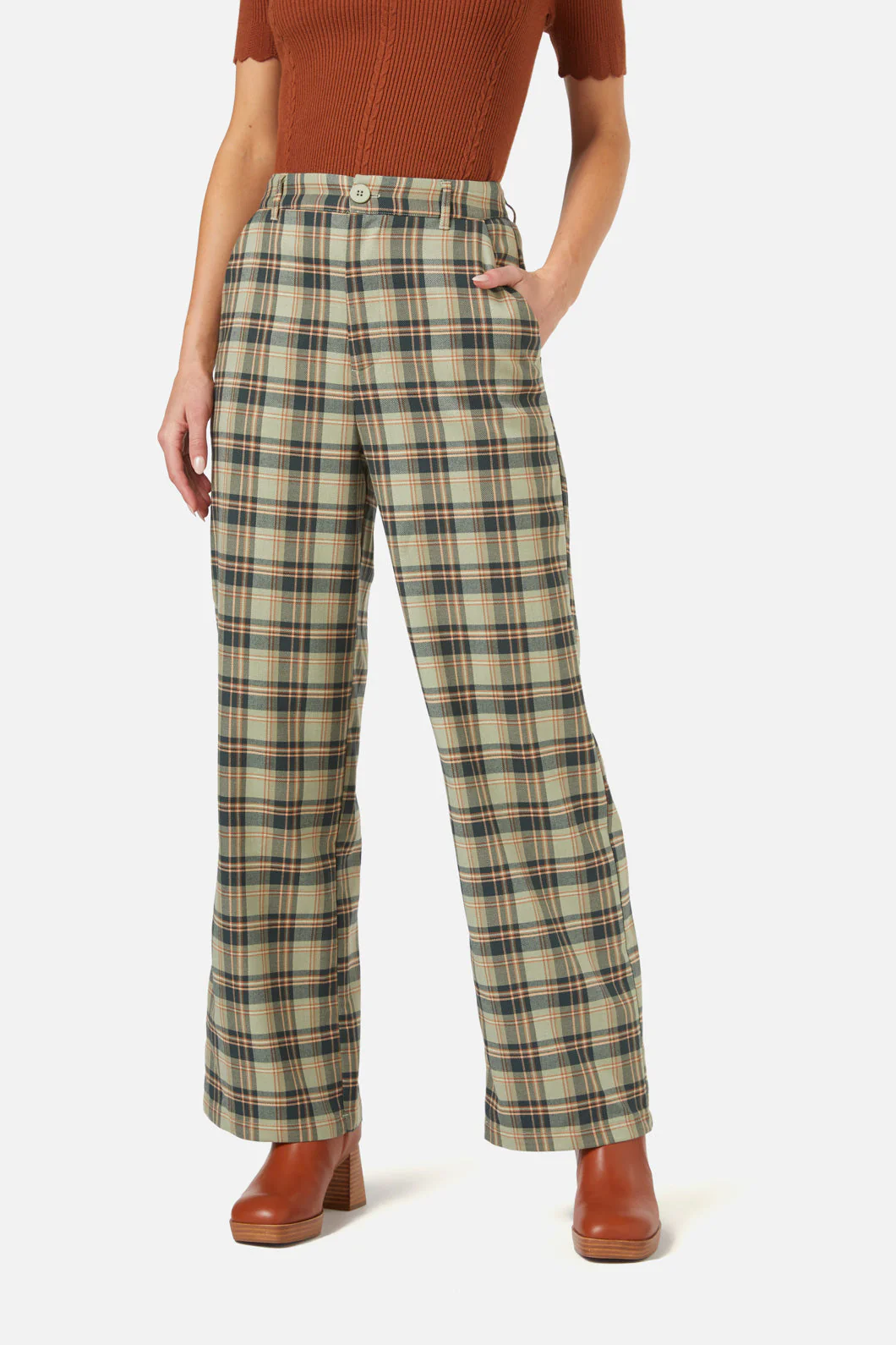 Jeannie Check Pant - Olabens