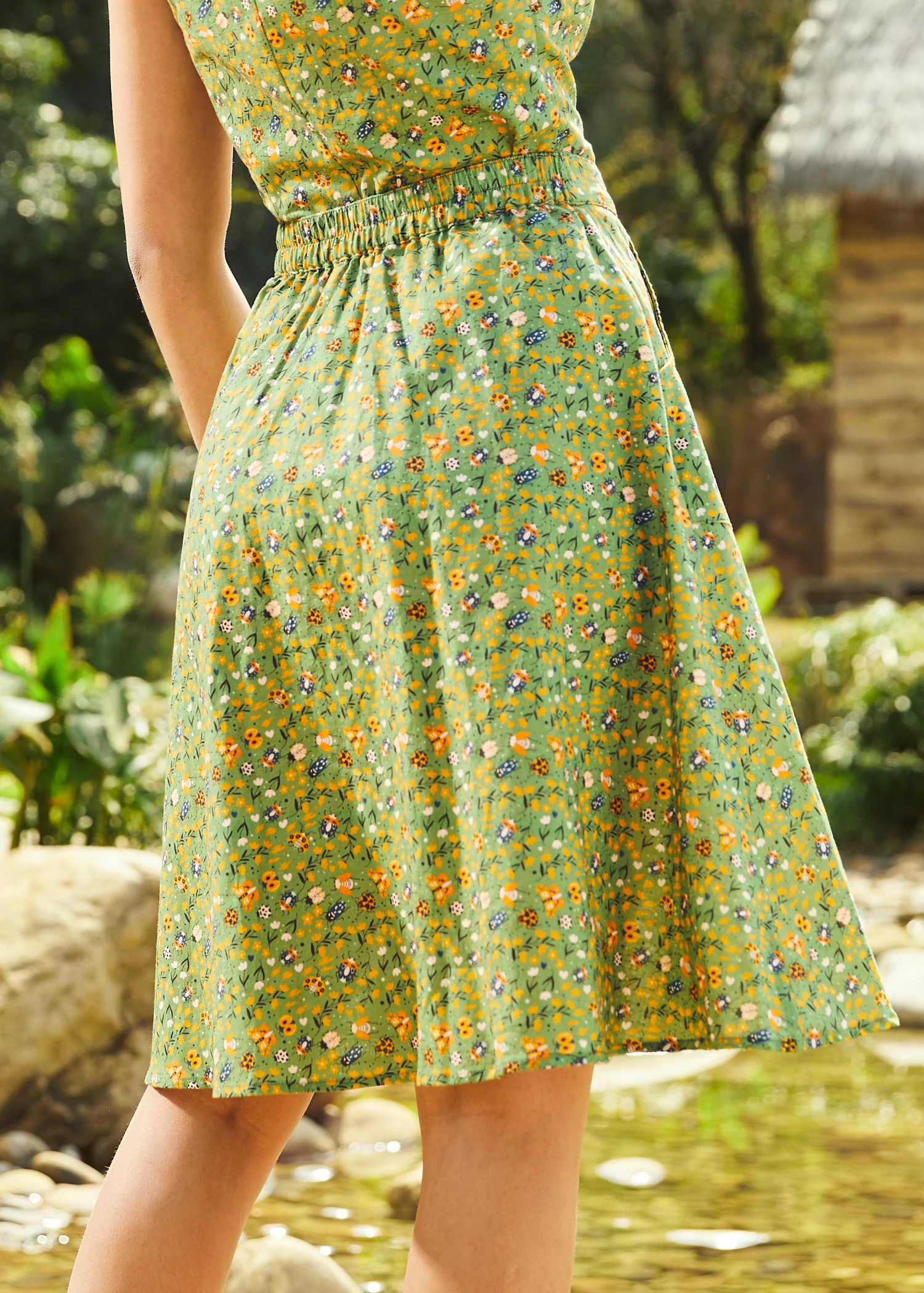 Take a Storybook Stroll A-Line Skirt - Olabens