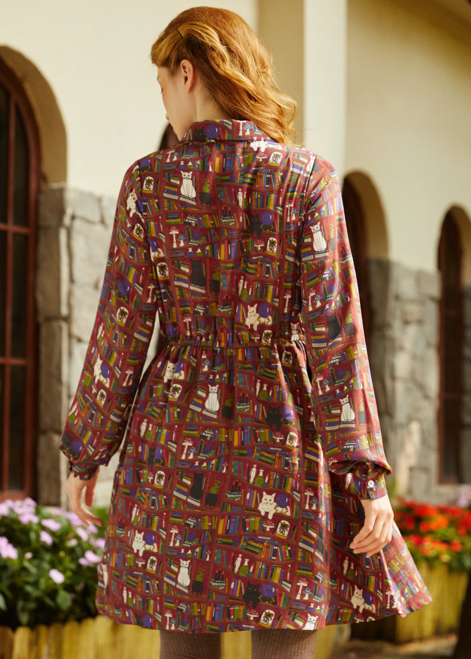 Top of the Morning Shirt Waist Dress - Olabens