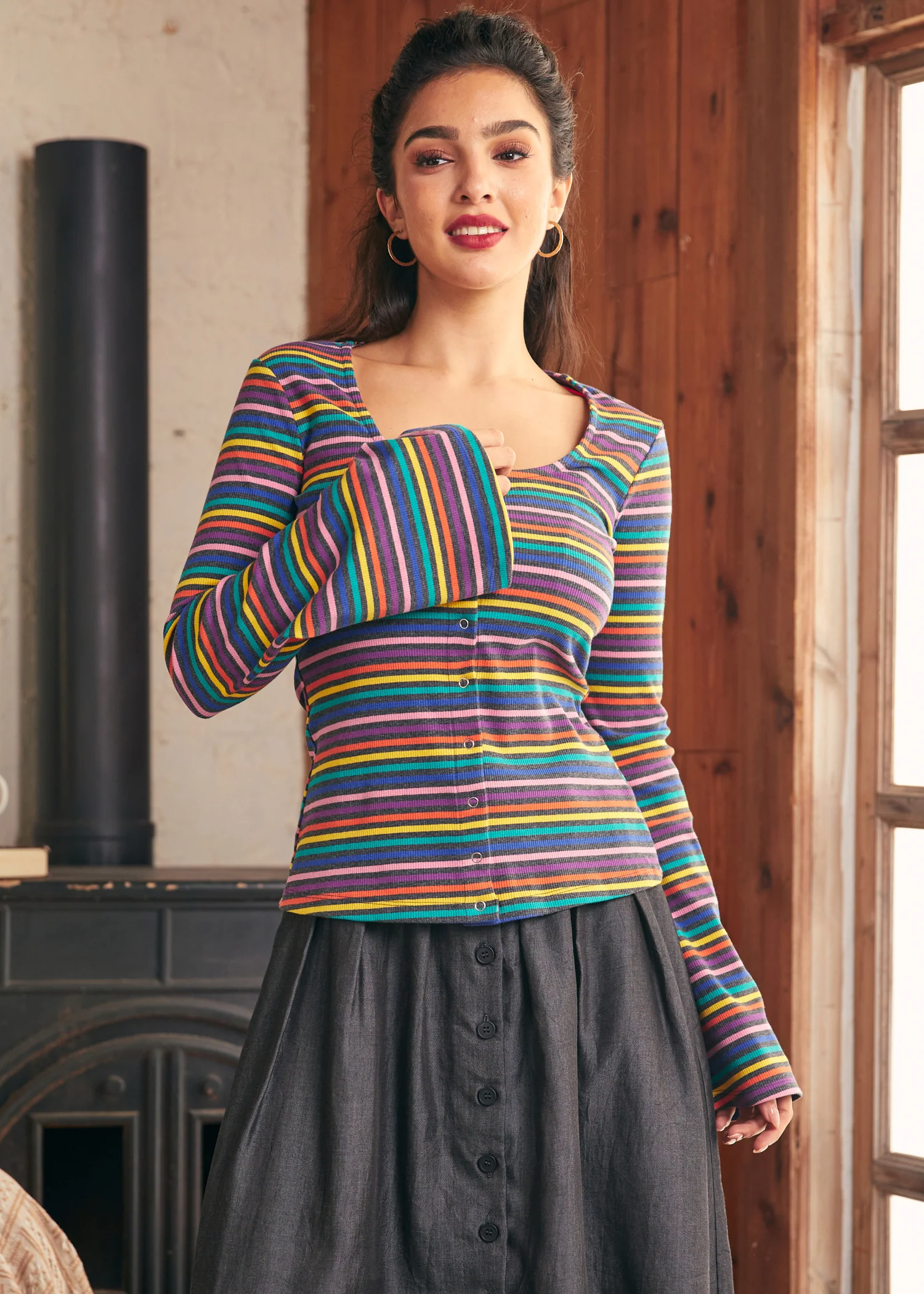 Lost in Love Bell Sleeve Top - Olabens