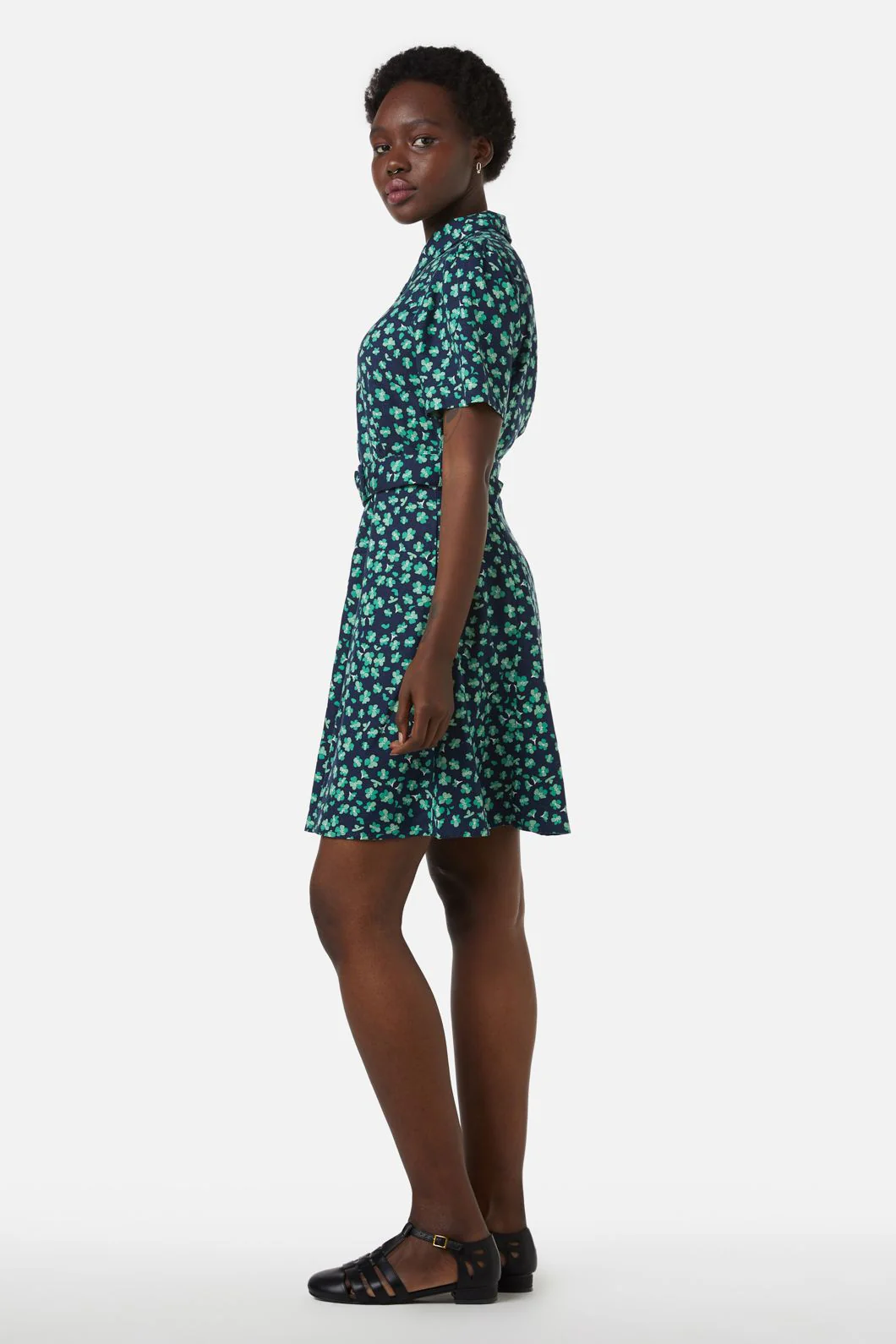 Mille Fleur Shirt Dress - Olabens