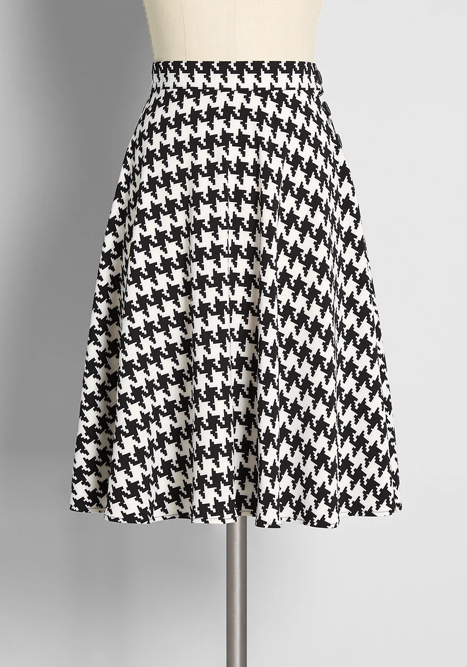 Amazing By Contrast A-Line Skirt - Olabens