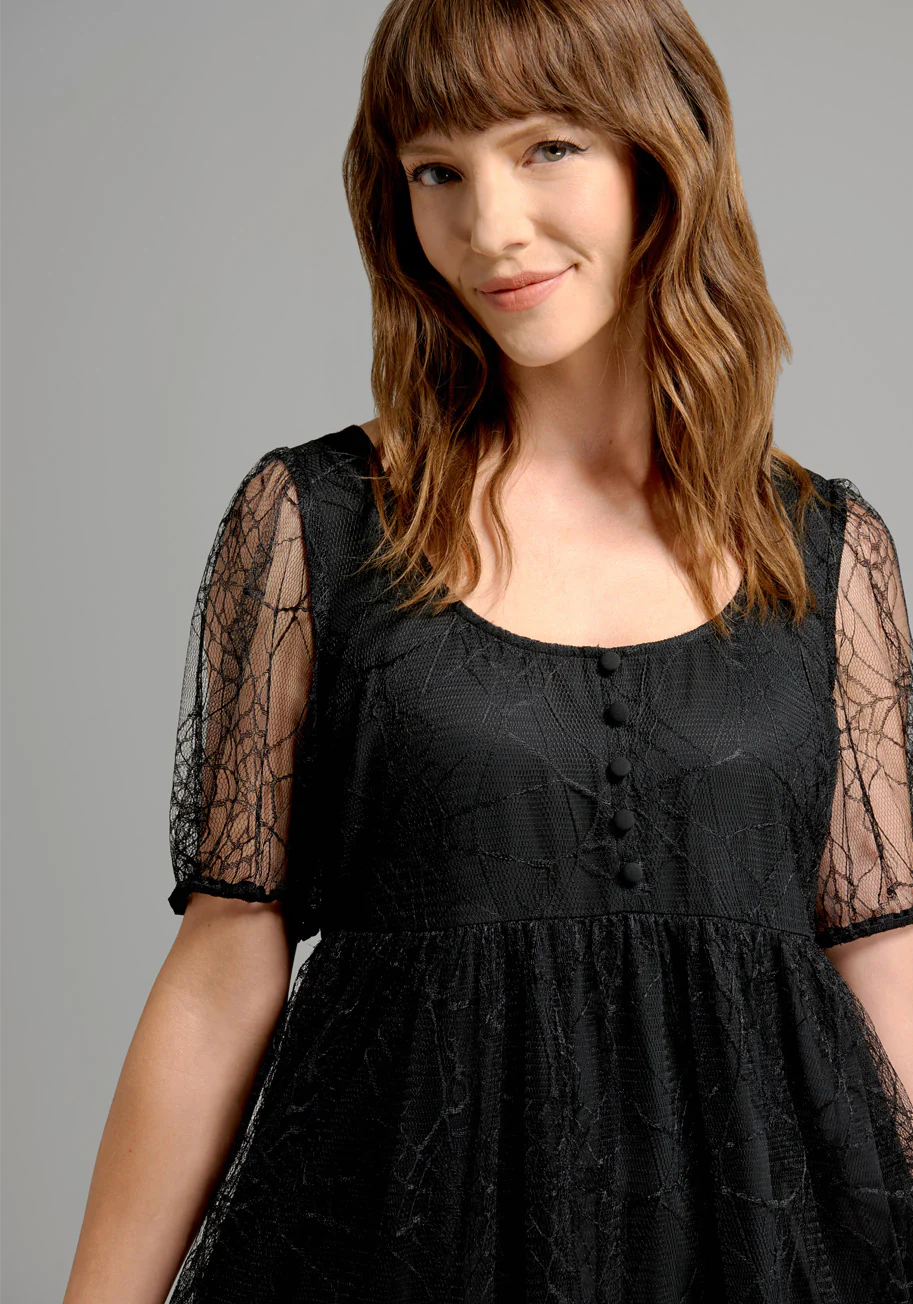 Crawling With Cuteness Babydoll Dress - Olabens
